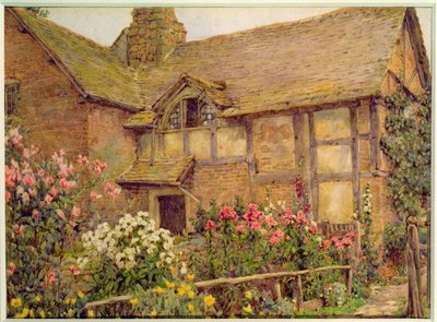 Un giardino di cottage a Cholstry da Ernest Arthur Rowe